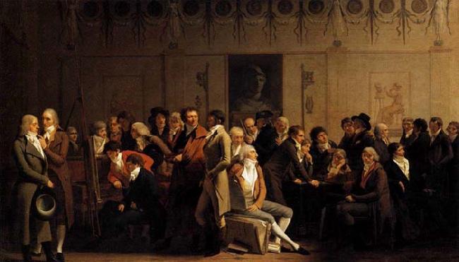 Louis Leopold  Boilly Meeting of Artists in Isabey-s Studio oil painting picture